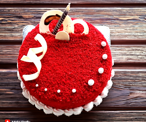 Regal Red Velvet Cake Eggless