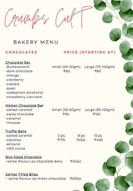 Cake N Crumbs menu 2