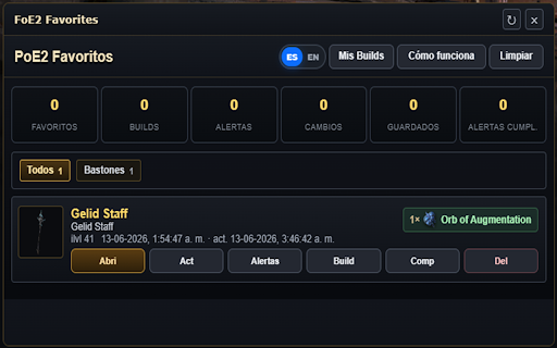 FoE2 Favorites of Exiles 2 screenshot 1