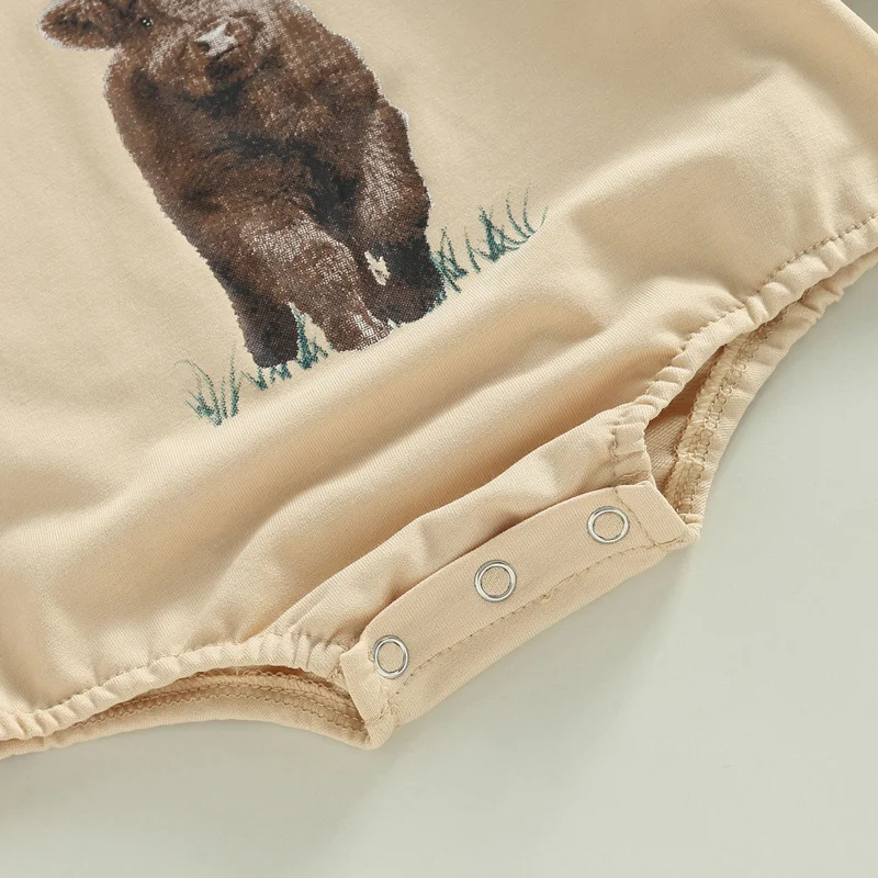 Body de bebé y niño pequeño con estampado de animales y letras para comodidad y estilo. Perfecto para jugar y explorar.