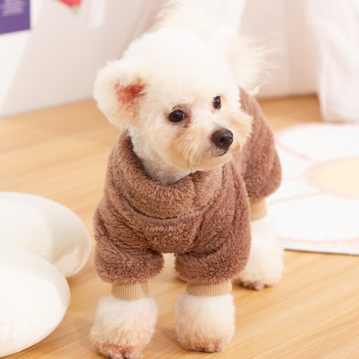 Title 10, Warm four-legged dog clothes for autumn and win...