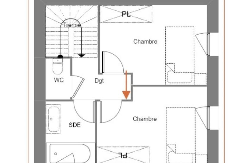  Vente Terrain + Maison - Terrain : 402m² - Maison : 80m² à Cardroc (35190) 