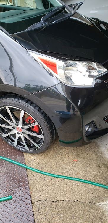 ラクティスの洗車に関するカスタム事例の投稿画像2枚目
