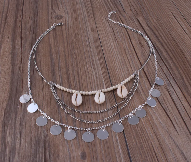 Title 8, Collar bohemio exagerado punk con monedas y bor...
