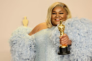 Da'Vine Joy Randolph, winner of the Best Supporting Actress award for 'The Holdovers', in the press room during the 96th Annual Academy Awards.