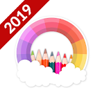 Cover Image of ダウンロード Spin Coloring 2019: Coloring Pages via Wheel Spin 1.1 APK