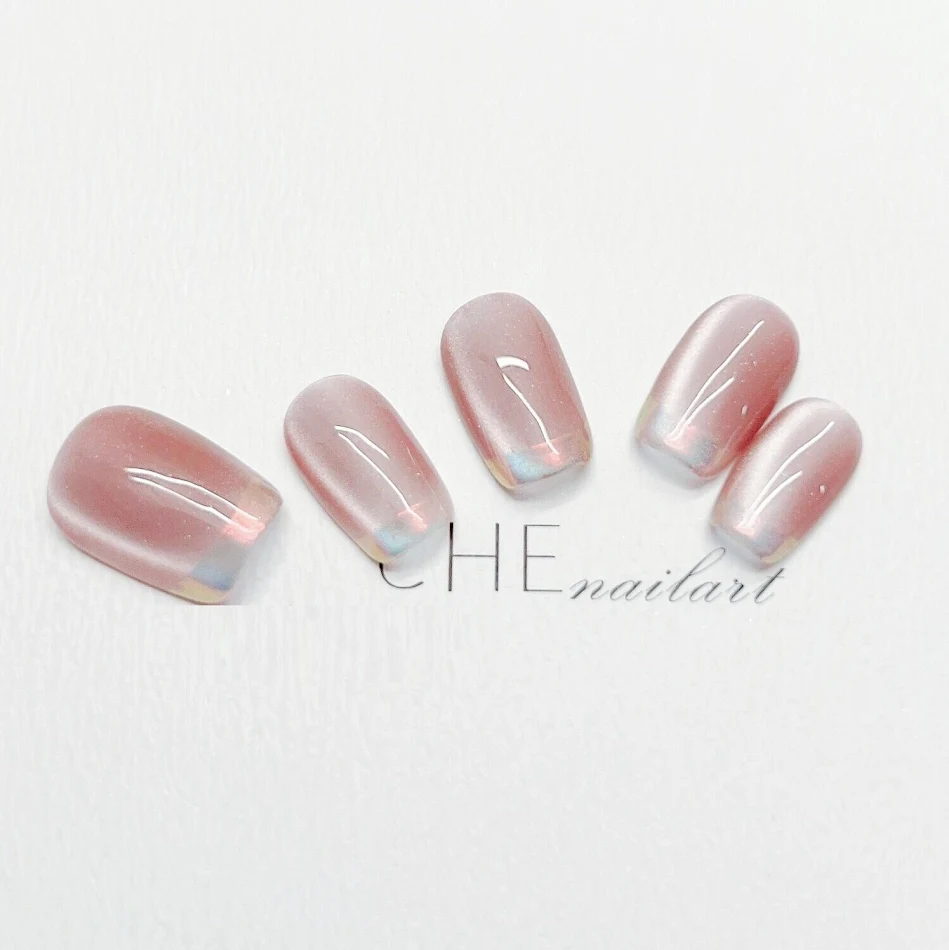 Handmade Custom Wear Nail Phototherapy Short Nail Stickers for Easy and Long-Lasting Manicures with Unique and Stylish D