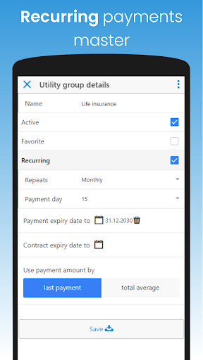 Screenshot Home Income & Expense Manager