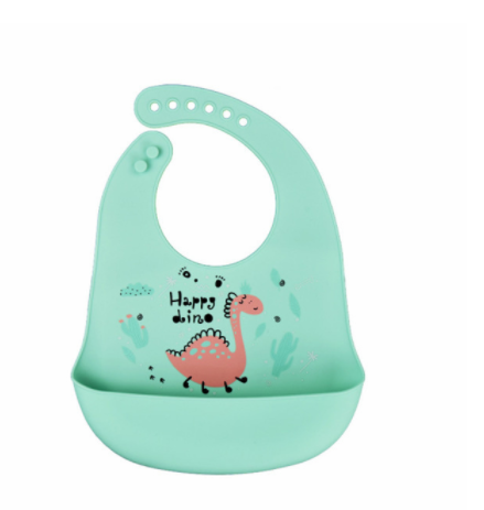 Title 7, Stereo Waterproof Silicone Baby Eating Bib Make...