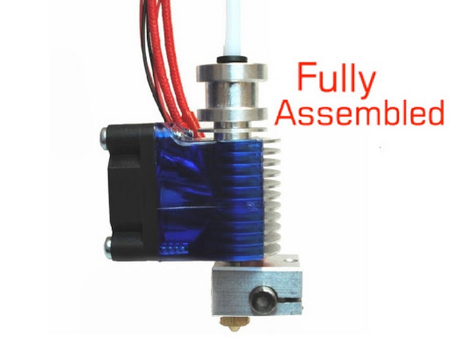 E3D All-metal v6 HotEnd Fully Assembled - 1.75mm Universal (with Bowden add-on) (12v)