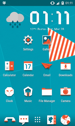 CM 12 Sense 7 Origami Theme