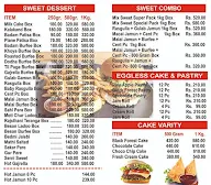 Mr Bikaner's menu 2