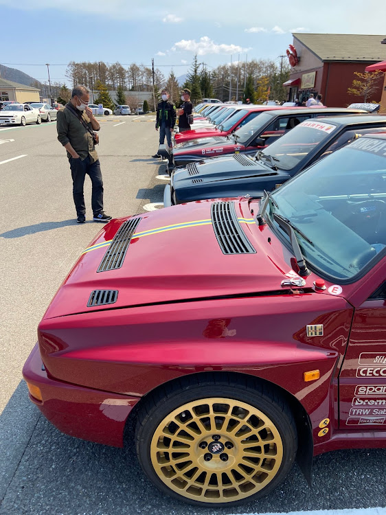デルタのLANCIA  DELTA integrale 16V・2022春ツーリング・河口湖・現地集合に関するカスタム事例の投稿画像9枚目