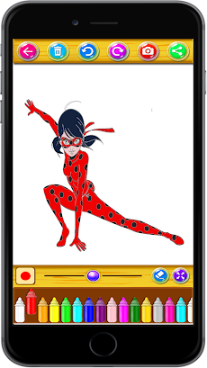 Miraculous Princess Ladybug 子供のための塗り絵のおすすめ画像4