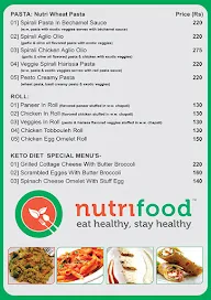 Bistro Nutrifood menu 3