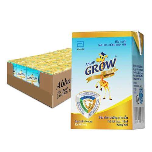 Thùng 36 hộp Sữa nước Abbott Grow Gold 110ml - Chỉ giao miền Bắc