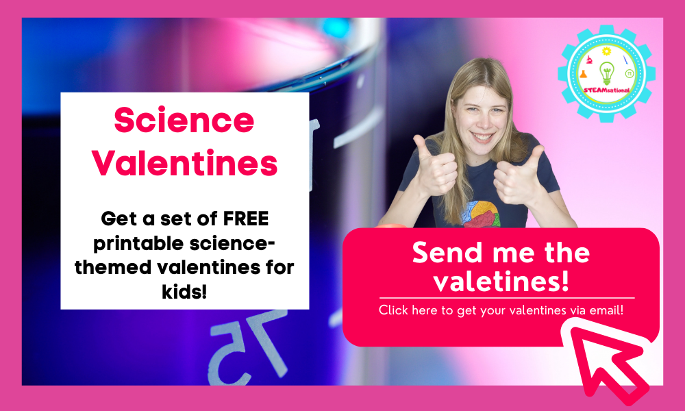 science valentine printables