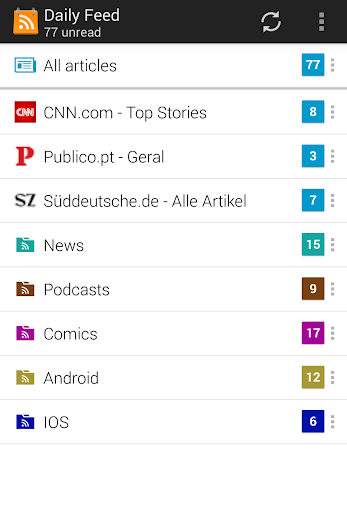 Screenshot Daily Feed