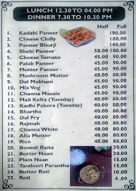 Prince Restaurant menu 2