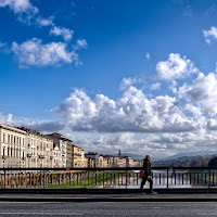 Attraversando l' Arno di 