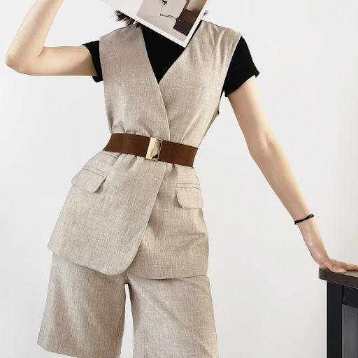 Title 3, Elastic Waistband Womens Girdle Down Jacket