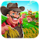 Farm Village City Market & Day Village Farm Game icon