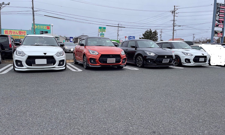 スイフトスポーツのモンスタースポーツ・オレンジロード・ZC32S・浜松ツーリング・オフ会に関するカスタム事例の投稿画像19枚目