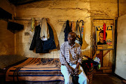 Elijah Mtshali, 79, one of the oldest residents in Thokoza Hostel, Ekurhuleni. He arrived at the hostel in 1962, when he was just 24 years old. Pictured on 27 July 2017.