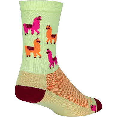 SockGuy Mo' Llamas Crew Socks - 6 inch