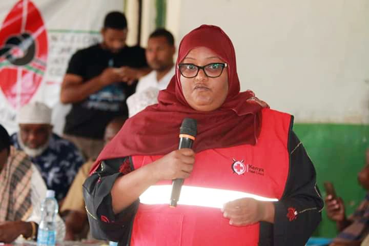 Lamu County Kenya Red Cross Society coordinator Kauthar Alwy.