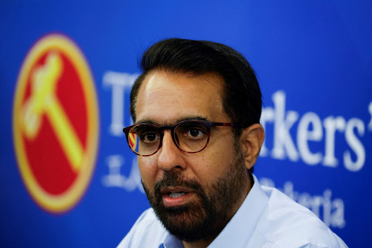 The Workers' Party Secretary-General Pritam Singh attends a press conference at their headquarters in Singapore on July 19 2023. Picture: EDGAR SU/REUTERS