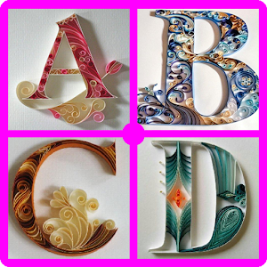 Quilling Paper Alphabets  Icon