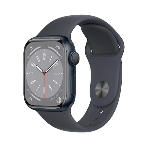 Apple Watch Series 8 GPS 45mm - Viền nhôm dây cao su - Midnight