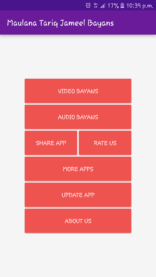 Android application Maulana Tariq Jameel Bayans HD screenshort