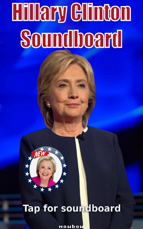 Android application Hillary Clinton Sound Board screenshort