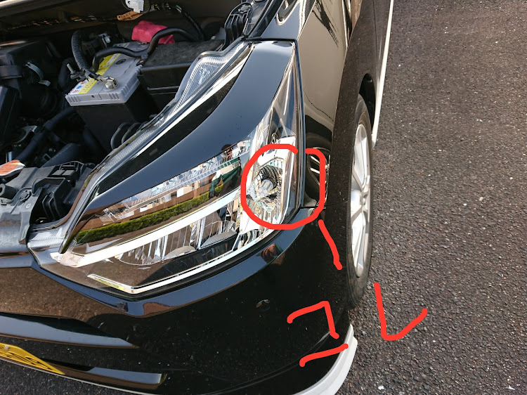 ミライースのウインカー・DIY・LEDに関するカスタム事例の投稿画像5枚目