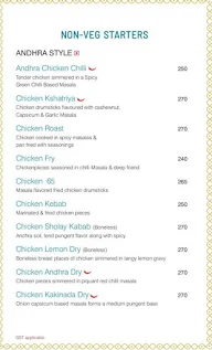 Nandhini Deluxe menu 2