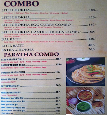 Litti Chokha menu 