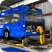 Bus Mechanic Auto Repair Shop-Car Garage Simulator