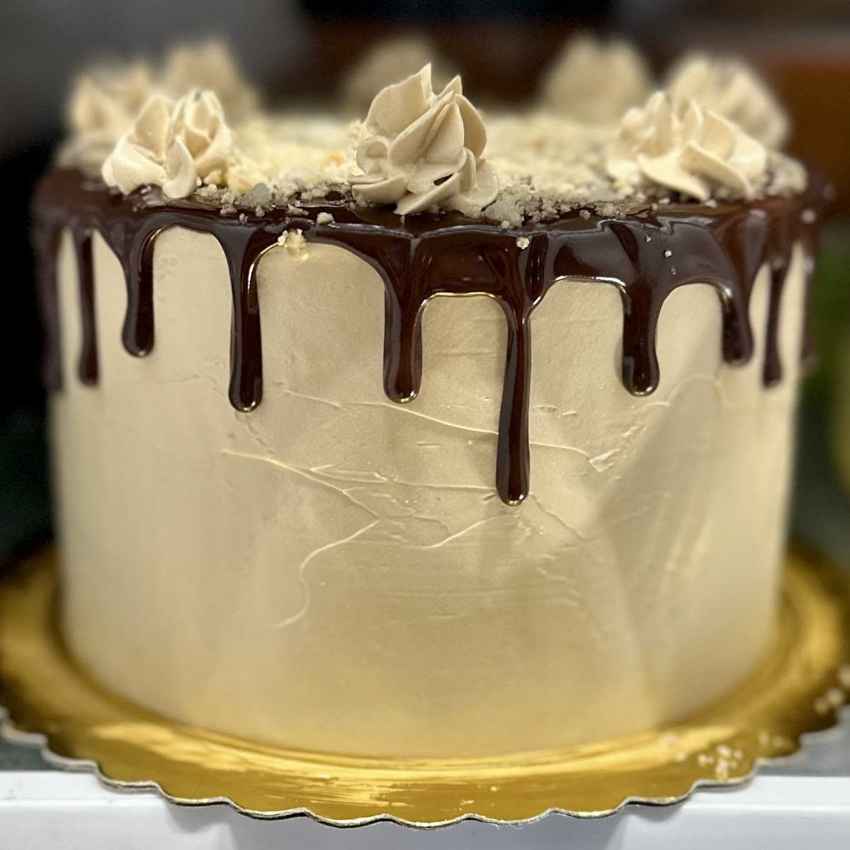 Hazelnut Praline Cake