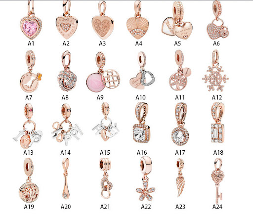 Title 3, Sterling Silver Rose Gold Shiny Concentric Warm...