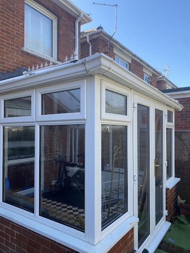 All green removed and windows gleaming 