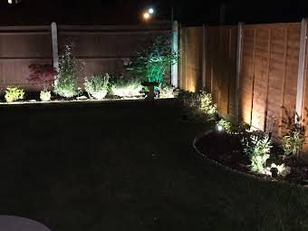 Garden lighting in Hersham, surrey album cover