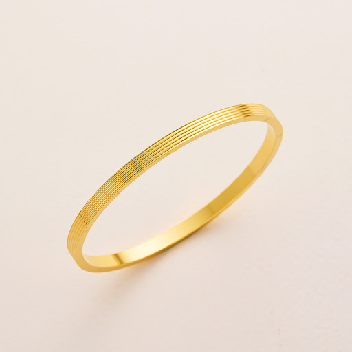 Title 2, Time Ring Groove Titanium Steel Bracelet Simple...