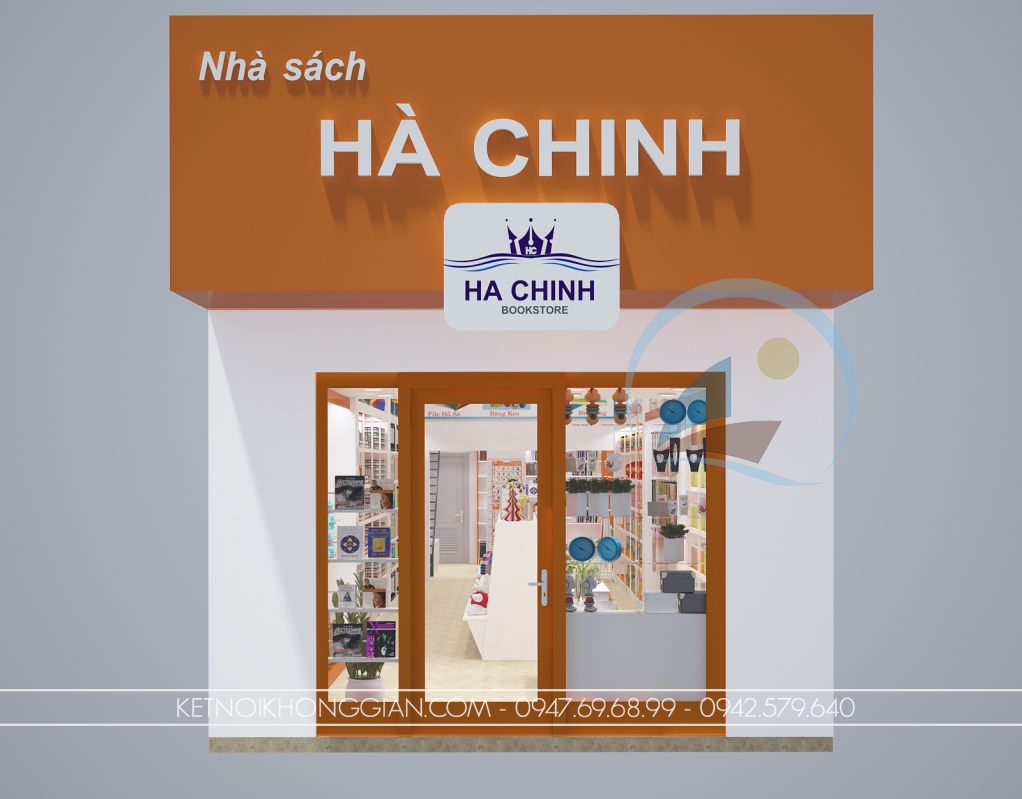 Thiết kế nhà sách đẹp