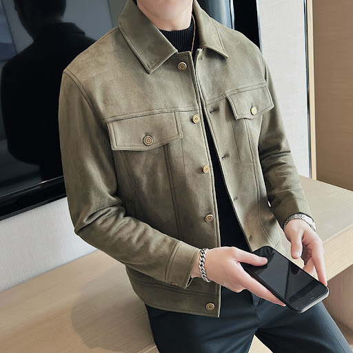 Title 6, Mens Deerskin Thick Top Coat jacket, perfect f...
