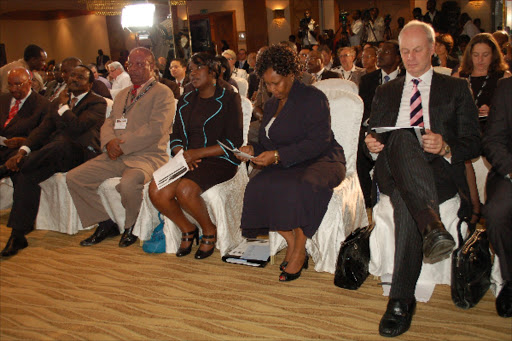 Delegates during the opening of the two days Africa Hotels Investment forum 2012 held at Intercontinental hotel. Photo/File