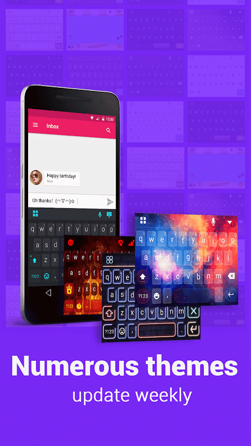 Android application Emoji Keyboard&amp;GIFs-ColorKey screenshort