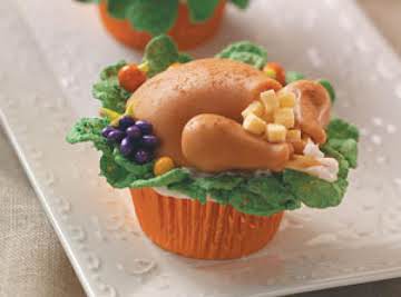 Turkey Dinner Cupcakes