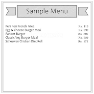 Indiana Burgers menu 1